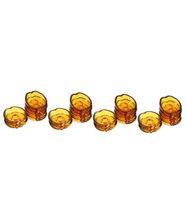 DEARMAMY 24 Pcs Sauce Dish Snack Dessert Plate Snack Serving Dishes Cutlery Flavor Plate Snack Serving Plates Dipping Bowl Candy Sushi Soap Container Flatware Soy Sauce Bowls Food Pie Glass