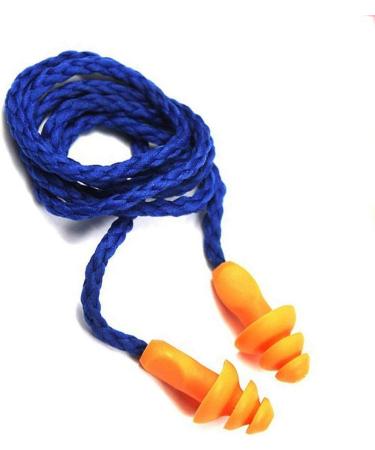 U-K Reusable Ear Plugs Anti-Noise Plug Ear Pads with A Cord for Ear Protector Perfect for Clubbing Drummers Musicians 1Pcs New Released & Popular Yellow blue - Buy Online on SooperMarket.com