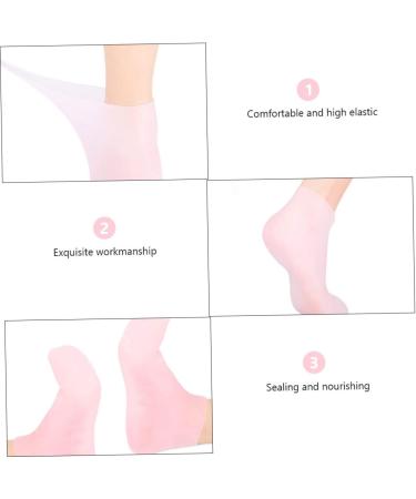 PLAFOPE 1 Set Hydrating Sock Gloves Cracked Foot Socks Exfoliating Gloves Sock Moisturizing Hand Gloves Foot Care Socks Exfoliating Socks Moisturizing Foot Cover Moisturizer Socks - Buy Online on SooperMarket.com
