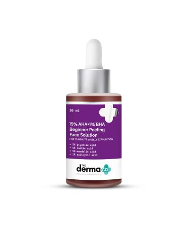 15% AHA + 1% BHA Exfoliant | Clear Clogged Pores & Acne Marks | Deep 10 Min Facial Treatment | 1.01 Fl Oz - Buy Online on SooperMarket.com
