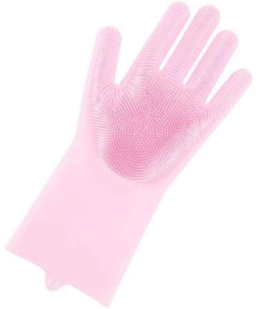 Portable rag car wash Gloves Cleaning Gloves -2 Pair Silicone Cleaning Gloves Kitchen Chores Washing Gloves B