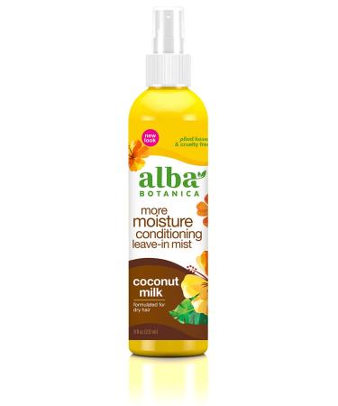 Alba Botanica Hawaiian Leave-In Conditioning Mist Drink It Up Coconut Milk 8 fl oz (237 ml)