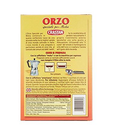 Buy 3x Crastan Orzo Moka Coffee - Instant Soluble Barley Grain Coffee 500g | International Shipping Available - Buy Online on SooperMarket.com