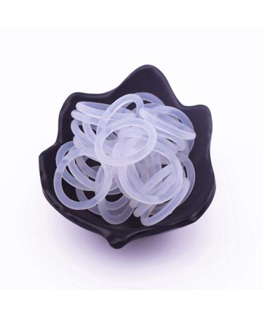 20Pcs Mix 14 Colors Safe Silicone Pacifier Dummy Chain Adapter Holder O Ring - Inner Size 21.5mm - Buy Online on SooperMarket.com