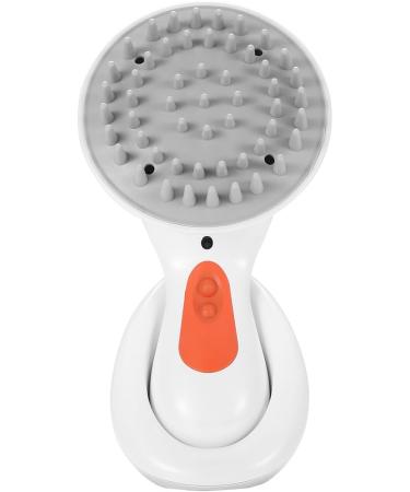 Scalp Massager for Hair Growth Electric Silicone Scalp Exfoliator Manual Shampoo Brush Head Massaging Brush Vibration Scrubber Stress Relieve - Buy Online on SooperMarket.com