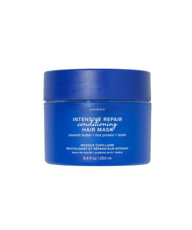 AAVRANI Intensive Repair Conditioning Hair Mask - Mask for Dry Damaged Hair - with Biotin Rice Protein & Mowrah Butter to Repair - Vegan - 8.4 Oz