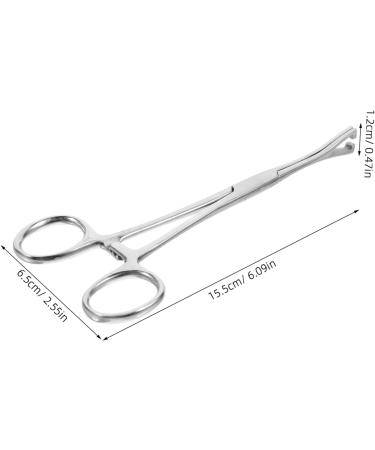 BCOATH Reptile Feeding Clip Lizard Stuff Feeding Tongs Snake Tongs Stainless Steel Silver - Buy Online on SooperMarket.com