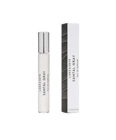 Lake & Skye Santal Gray Eau de Parfum Long Lasting Fragrance 0.5 fl oz (15 ml) - Woody Scent 0.5 Fl Oz (Pack of 1)
