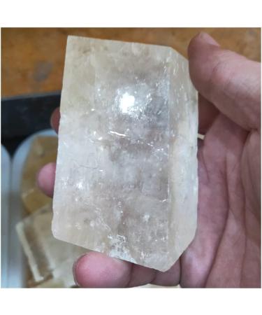 1PC 200g Natural unpolished Iceland Spar raw Calcite Rough Clear Calcspar Stones JZIGTDEM - Buy Online on SooperMarket.com