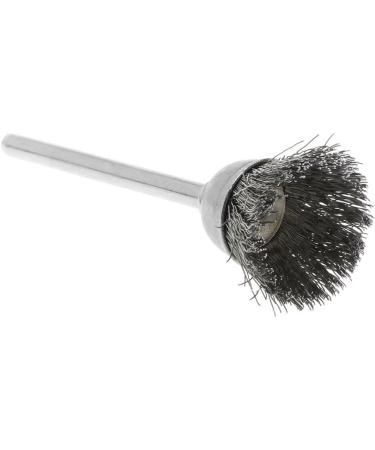JOYKK 3Pieces Steel Wire Wheel Brush Head Abrasive Deburring Drilling Tools Bowl-shape - Silver - Buy Online on SooperMarket.com
