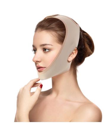 Face Losing Mask Face Lifting Mask Anti Fold V Face V Fold V Fold Anti Fold V face cheeked chin lifting band face slimming facial band Face former 1 piece (1 Pack)