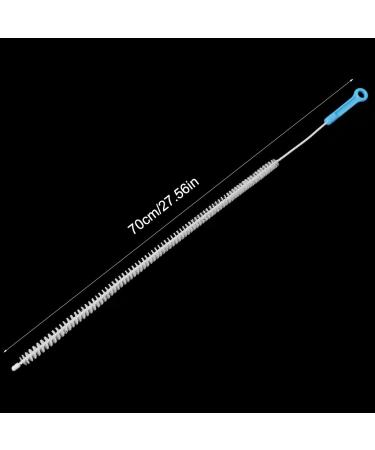 70cm/27.56'' Hair Drain Clog Remover Tool Drain Cleaner Sticks Bendable Sewer Cleaning Tools for Preventing Clogs Toilet Drain Clog Remover Hair Toilet Cleaning Tool
