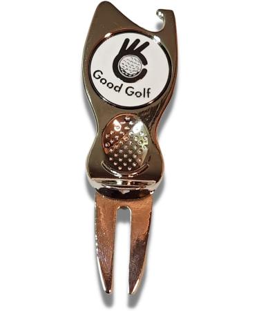 Martini Glass Style Golf Tees 3 1/4 inch - 20 Pack with Divot Repair Tool, Ball Marker, and Pouch - Buy Online on SooperMarket.com
