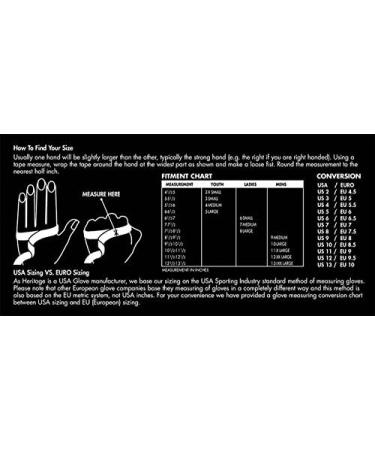 Heritage Pro-Fit Show Glove 6 Black - Buy Online on SooperMarket.com