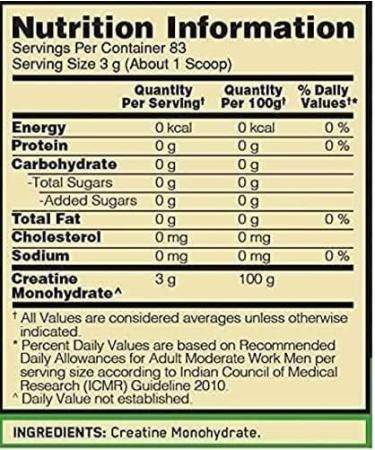 SENTA Maruti Blog Optimum Nutrition (ON) Micronized Creatine Powder - 250 Gram 83 Serves 3g of 100% Monohydrate per Serve Supports Athletic Performance & Power Unflavored 8.8 Ounce (Pack 4) - Buy Online on SooperMarket.com