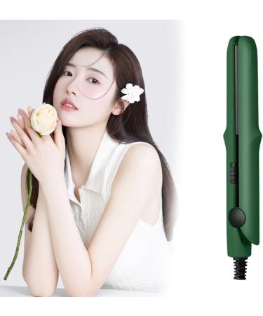 Laluerck 2 in 1 Electric Hair Straightener Hair Curler Fast Heating and Anti-Scald Curler Hair Styling Tools for Women and Men Hair Salon British Green - Buy Online on SooperMarket.com