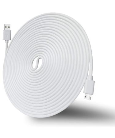 10FT USB Power Extension Cable for Wyze Cam,WyzeCam Pan,YI Camera,NestCam Indoor,Netvue,KasaCam,Furbo Dog,Blink,Cloud Cam,Long USB to Micro USB Charging Charger Cord for Wyze-Cam v3 v2 Security Camera