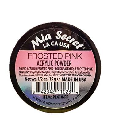 Mia Secret Professional Nail System Acrylic Powder .5 oz - Frosted Pink