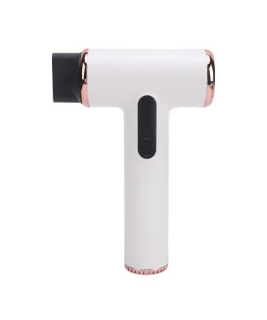 Cordless Hair Dryer USB Rechargeable Portable Hair Dryer with 3 Adjustable Gears Digital Display Screen Haircare Nozzle High Wind Power for Home School