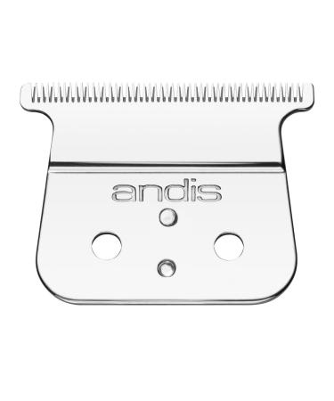 Andis - Slimline Pro Wide Replacement Carbon Steel T-Blade - Close & Sharp Cutting Zero Gapped with Dependable & Long-Life Blade - for T-Outliner Andis Model GTO GO SL & SLS Trimmers Silver