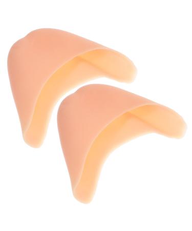 Silicon Toe Pads Pair High Heel Protectors Silicone Gel Shoe Pads for High Heels Silicone Gel Toe Ballet Shoes Toe Caps Toe Protector Gel Feet Protective Case Top Cover Boots Shoe