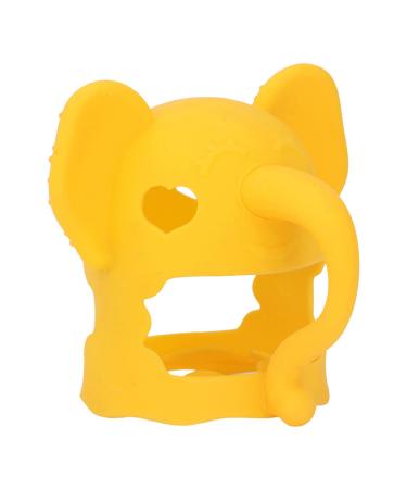Baby massager & bite ring toy baby glove beige yellow elephant silicone baby glove toothing pacifier to facilitate teething