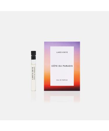 Lake & Skye C te Du Paradis Fragrance Oil Sample Vial - Vegan Cruelty Free Synthetic Free .04 fl oz (1.2 ml) - Warm and Woody Gourmand Fragrance Collection 0.04 Fl Oz (Pack of 1)