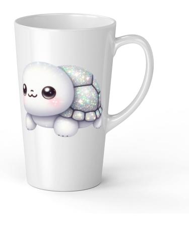 White Ceramic Baby Turtle Mug - Large 483 ml Perfect for Hot Chocolate or Milk Fun and Easy to Use - Buy Online on SooperMarket.com