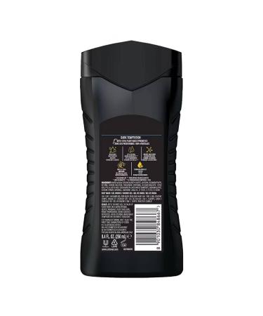 Axe Dark Temptation 3-In-1 Men's Wash 250ml - Refreshing Shower Gel Shampoo & Conditioner - International Shipping Available - Buy Online on SooperMarket.com