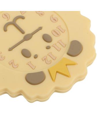 Cartoon Animal Alarm Clock Teething Toy for Babies - BPA Free Silicone Chew Toy - Buy Online on SooperMarket.com