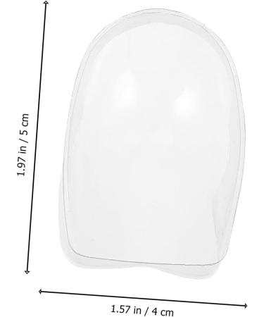 FRCOLOR Thehomeuse Powder Box for Dipping Nails Starter Set 12 Pieces Recycling System for Nail Powder Nail Tip Shape Guides Manicure Nail Art Tool Container for Nail Dipping Powder 5X4X2.5CMx2pcs White x 2 pieces - Buy Online on SooperMarket.com