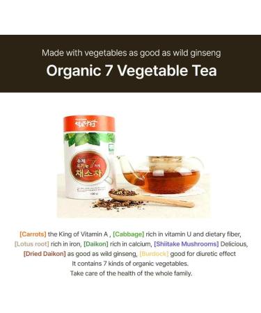 CYSO Seokrodawon Tea Garden 7 kinds of vegetable tea 100g (1 bottle) 100% Korean Organic Ingredients 100g of 1 bottle - Buy Online on SooperMarket.com