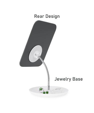 LFOYOU Table Vanity Mirror - White | Stand Included - Buy Online on SooperMarket.com