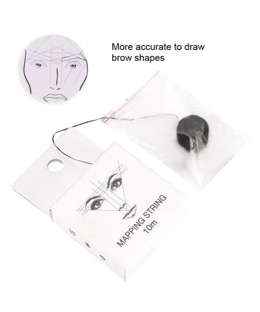 Filfeel Pre-Einked Mapping String for Eyebrow Measurement | Microblading Marker Thread Tool | 10m - Essential Microblading Supplies - Buy Online on SooperMarket.com