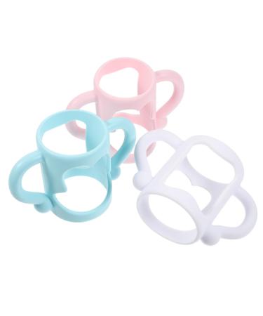 ERINGOGO 3 Pcs Bottle Handle Bottle Holder Milk Bottle Holder Grip Feeding Bottle Silica Gel
