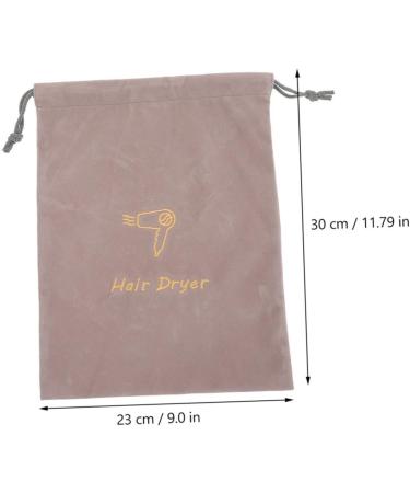 Baluue 2pcs Velvet Bag Travel Hair Dryer Blow Dryer Travel Bag Portable Hair Dryer Bags Cloth - Buy Online on SooperMarket.com