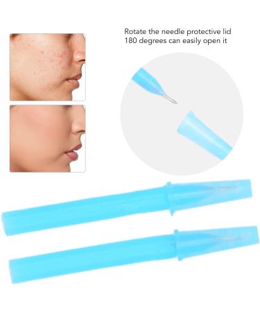 50 X Disposable Acne Needles Blackhead & Blemish Removal Tool Pimple Remover Face Cleanser Tool Serrated Needles S Size - Buy Online on SooperMarket.com