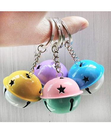 Colorful 4CM Jingle Bell - 30pcs for DIY Crafts, Pet Pendants, Holiday Party Decor or Key Chain - Buy Online on SooperMarket.com
