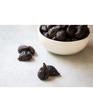 Dried Black Mission Figs - High Fiber Snacks, Unsweetened, Gluten-Free, Non-GMO & Kosher - California Grown - 8 Oz Bags (Pack of 4) - Buy Online on SooperMarket.com
