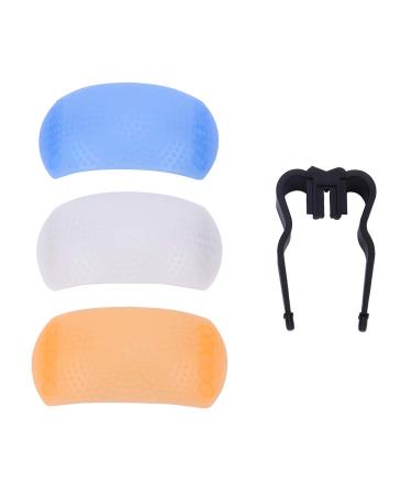 Rodipu Practical 3 Color 8741mm Flash Bounce Diffuser Cover, Flash Diffuser Cover, Pop-Up for Camera Flash Photography