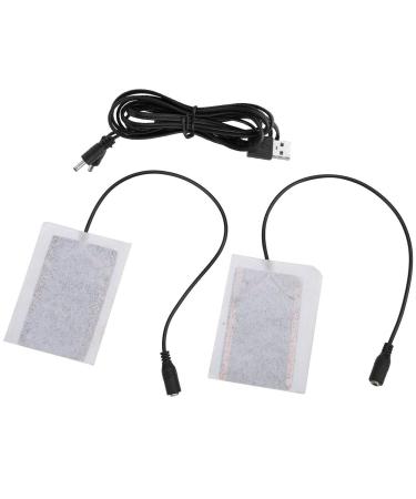 Akozon Scaldamani USB Heat Pad Hand Warmer USB Electric Clomay Portable Fever Heat Mat Portable 5V Carbon Fiber Heater
