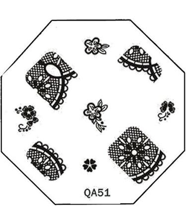 STAMPING STENCIL # QA-51 Lace Lace Design