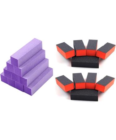 Peowuieu 10x Buffing Sanding Buffer Block Files Acrylic Pedicure Manicure Nail Art Tips (Color:) - Buy Online on SooperMarket.com
