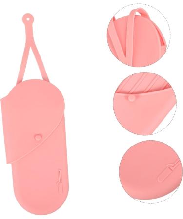 CANIGHT Curling Iron Storage Bag Anti-scald Curling Iron Bag Curling Iron Storage Organizer Portable Curling Iron Holder Bag Universal Curling Iron Bag Curling Iron Carrier Hair Iron Pouch 29.50X13.50X2.00CM Pink - Buy Online on SooperMarket.com