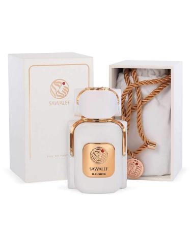 Swiss Arabian ILLUSION Eau de Parfum 80 mL from the SAWALEF Boutique Range | Unisex Dry Woody Niche Release | Long Lasting with Intense Sillage | Cologne for Men and Perfume for Women Oud 1 Count (Pack of 1) - Buy Online on SooperMarket.com