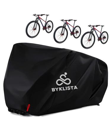 Byklista bicycle garage for 2-3 bicycles + eBook - bicycle cover waterproof from 210d oxford tissue extra welded inner seams - bicycle tarpaulin bike cover plan bicycle protection cover