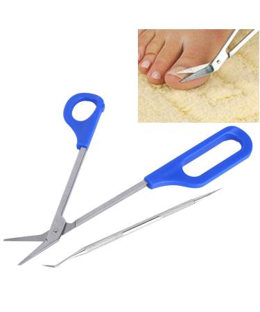 Stainless Steel Pedicure Tool Set Long Handle Handle Foot Nail Manicure Multifunctional Elderly Toenail Scissors Nails File