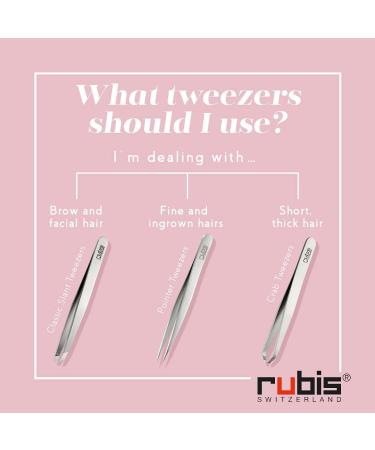 Rubis Classic Tweezer Elegance 1k111 - Precision Swiss Made Beauty Tool - Buy Online on SooperMarket.com