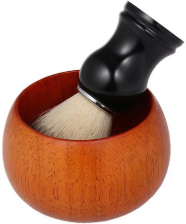 Frcolor Men's Shaving Soap Shell - Travel-Friendly Shaving Accessories & Luxury Wooden Bowl | International Shipping Available - Buy Online on SooperMarket.com