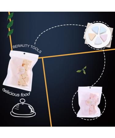 Buy Angoily Makeup Puff Wedge - Bulk Cosmetic Blender Sponge for Foundation & Cleansing | Triangle Powder Puff - Ideal for Loose Powder - 8.3x8.3x10CM - Buy Online on SooperMarket.com